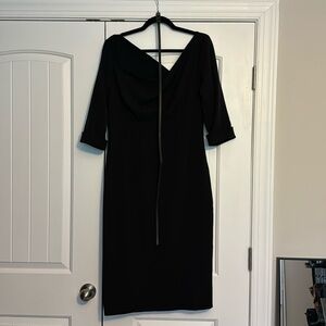 “Jackie O” Black Halo Dress